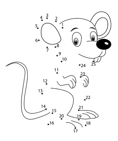Mouse Dot to Dot Logical Game