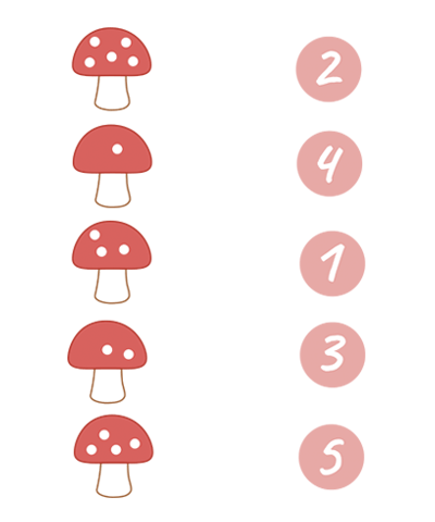Red Mushrooms Counting Logical Game