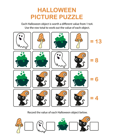 Counting Hallooween Puzzle #2