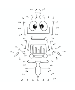 Dot to Dot Robot | Download Free Logical Games