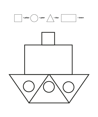 Simple Boat Shape Logic Game